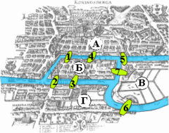 https://upload.wikimedia.org/wikipedia/commons/thumb/8/84/Konigsberg_bridges_marked.png/240px-Konigsberg_bridges_marked.png