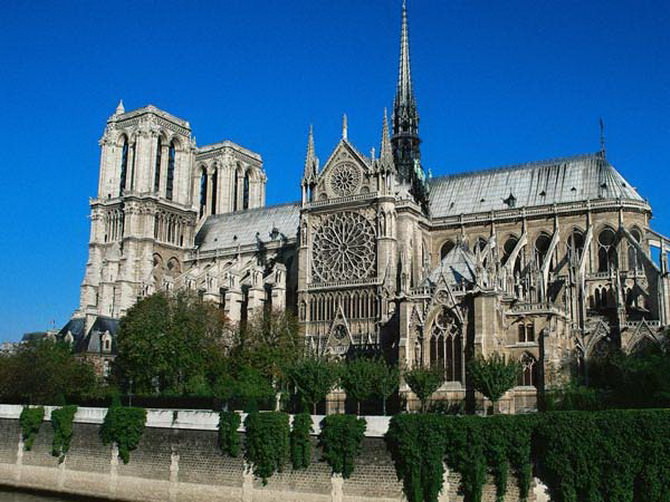 Notre Dame De Paris Компьютерные обои и заставки 3000x2000 I…