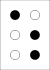 https://upload.wikimedia.org/wikipedia/commons/thumb/b/b8/braille_%c3%9b.svg/50px-braille_%c3%9b.svg.png