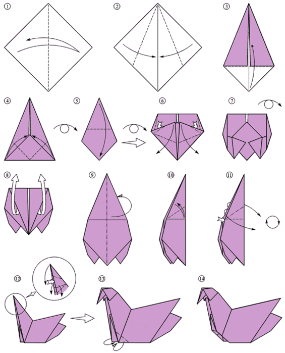 Схемы оригами все